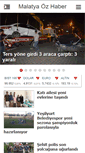 Mobile Screenshot of malatyaozhaber.com
